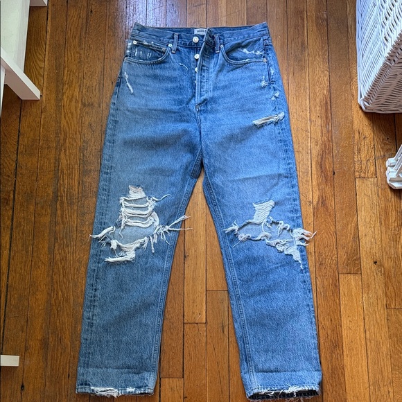Agolde Denim - Agolde Premium Light Blue Denim Jeans